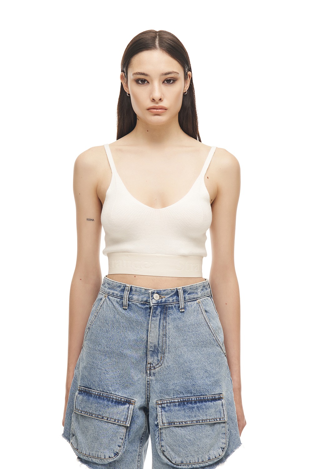 DOWNTOWN GIRL TOP (WHITE)