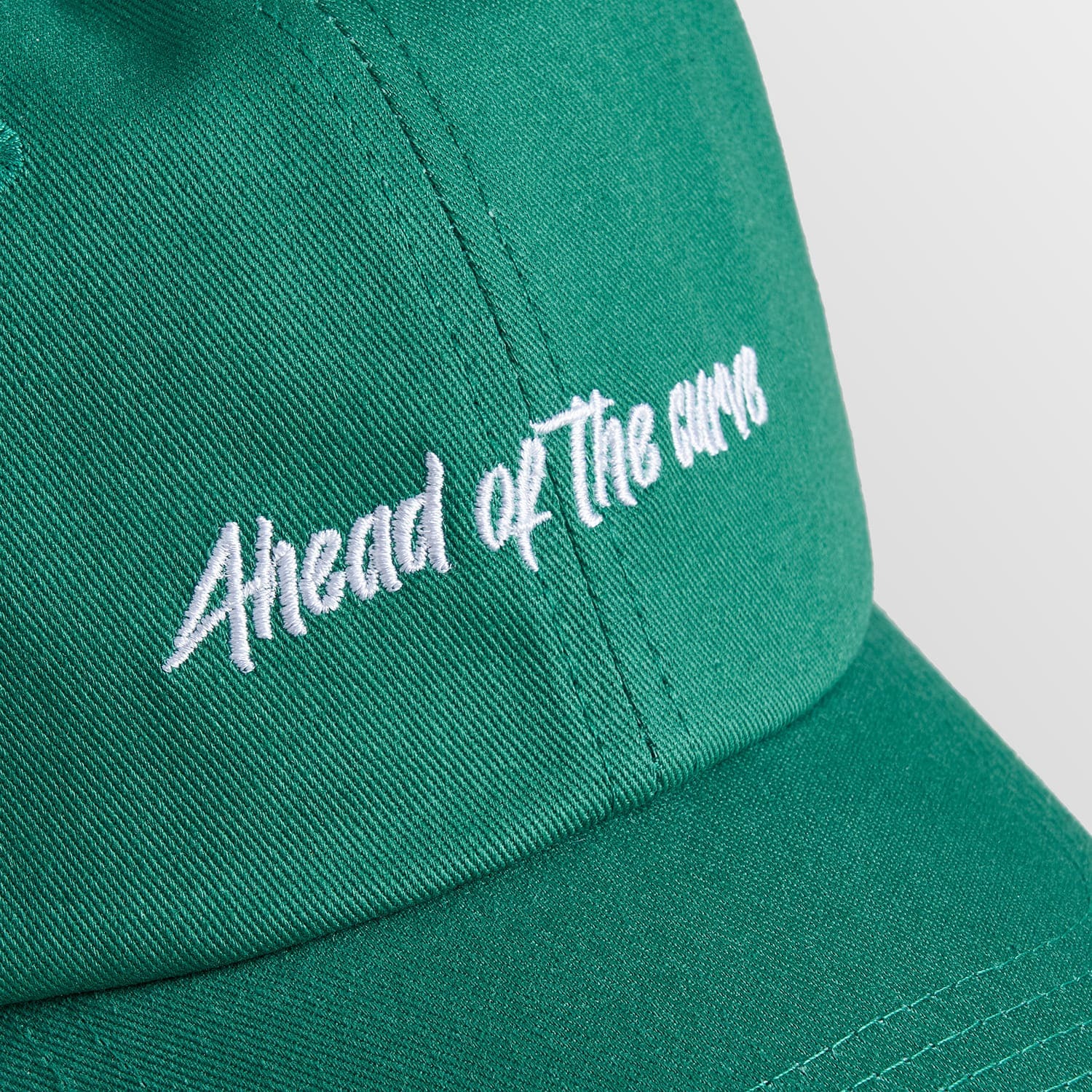 AHEAD OF THE CURVE CAP (GREEN)