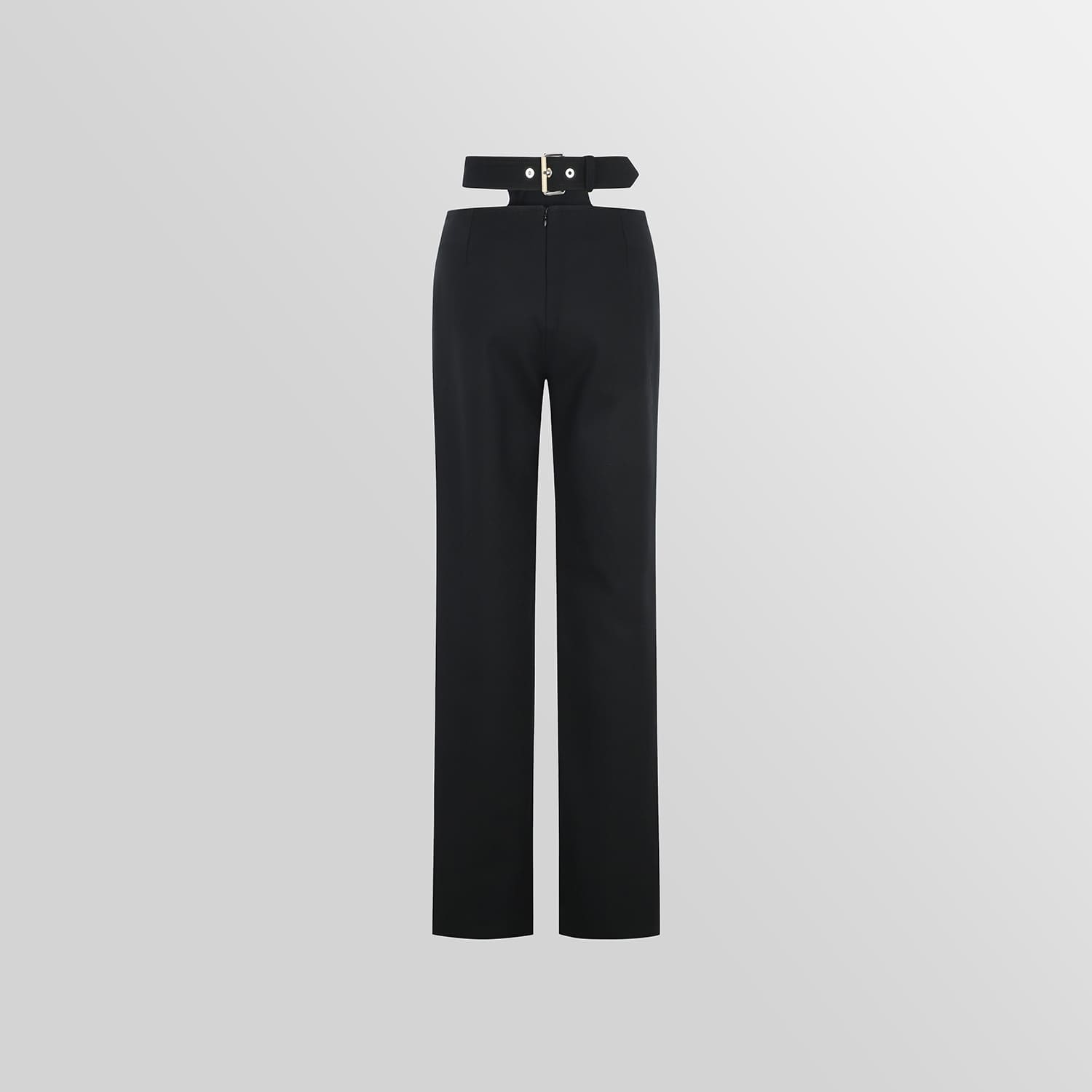 Y-FRONT BUCKLE TROUSERS