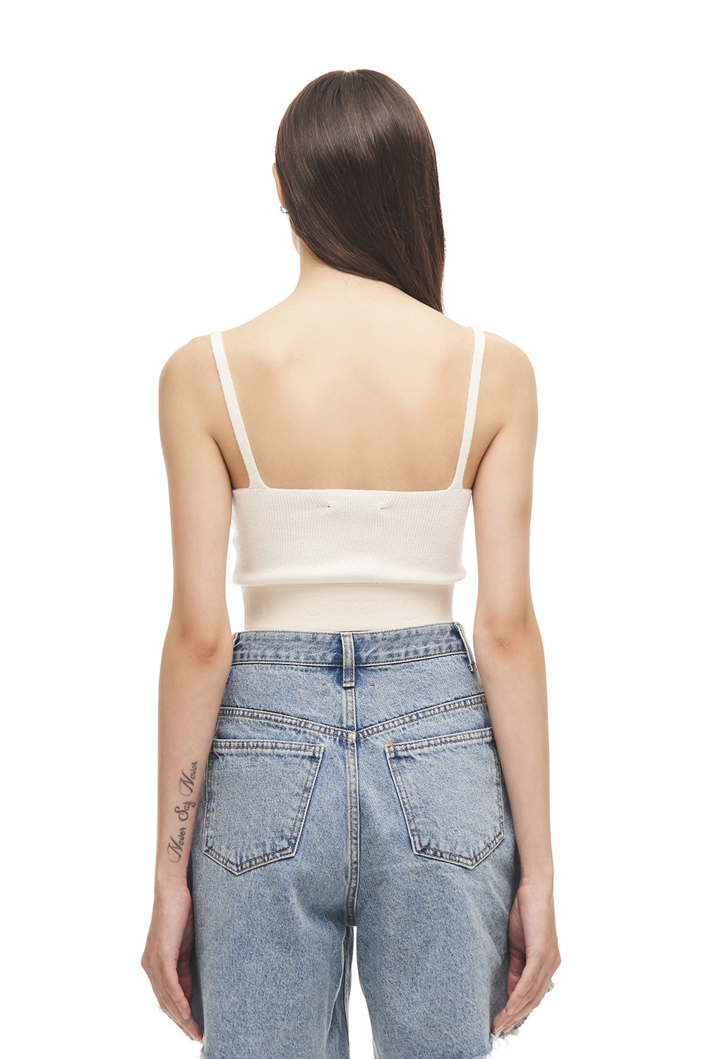 DOWNTOWN GIRL TOP (WHITE)