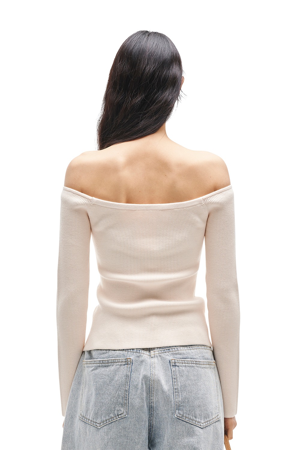 OFF-THE-SHOULDER TOP (WINTER WHITE)