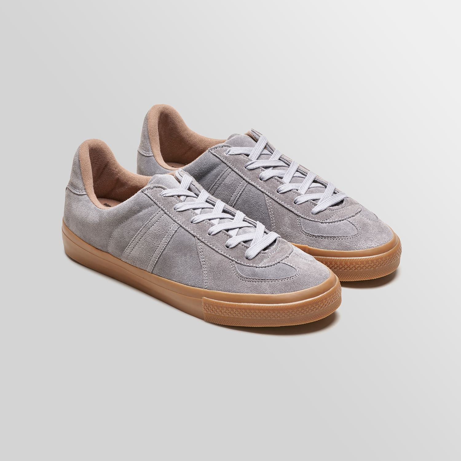 GERMAN MILITARY TRAINER (GRAY SUEDE)